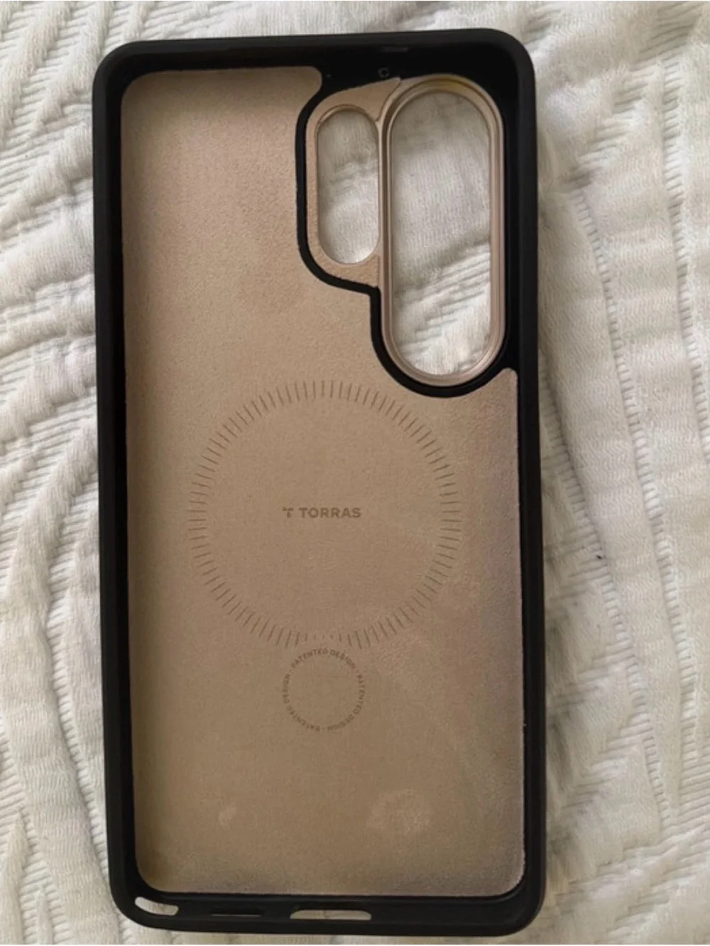 Samsung S26 Torras Phone Case with Gold Ring Stand